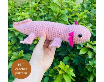 Crochet/Amigurumi Axolotl PDF Pattern Download