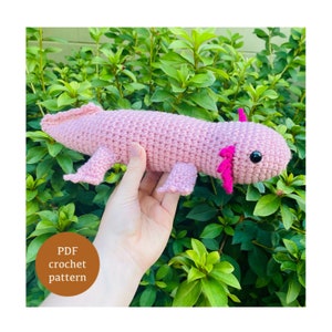 Crochet/Amigurumi Axolotl PDF Pattern Download