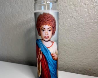 Ice Spice Saint Candle