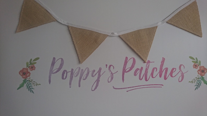 10 flags Hessian Bunting
