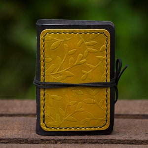 Mini Leather Journal A7/A6 Leaf
