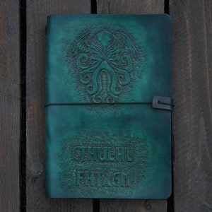 Cthulhu - Leather Travelers A5 Notebook Cover