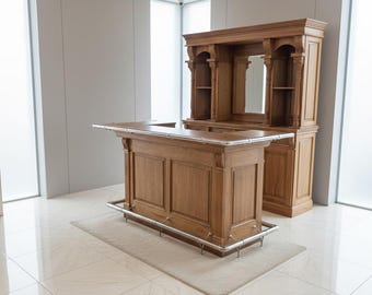 28041 Empire Bar Theke Teakholz 2,00 m