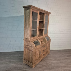 26838 Buffetkast vitrinekast 1,65 m teak
