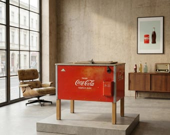 28458 Vintage Coca-Cola Kühltruhe 50er Jahre