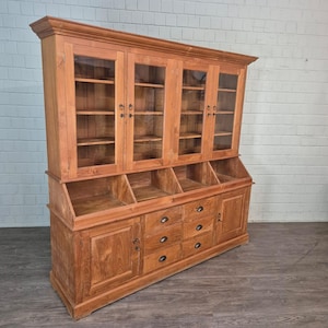 26694 Vitrinekast teak 2,15 m