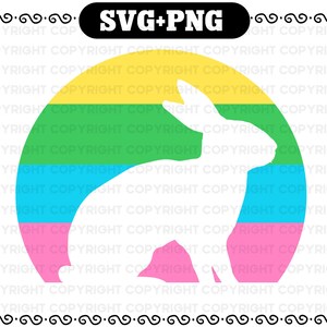 Bunny Easter svg for cricut cutting file and Png digital downlad