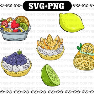 Fruits SVG and PNG - Fruits svg cutting file - Fruits svg cricut