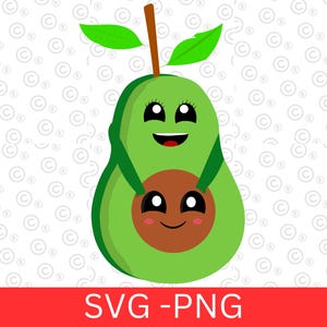 Mamacado SVG + PNG - Vegan Or Vegetarian Mom Design - Avocado mom svg