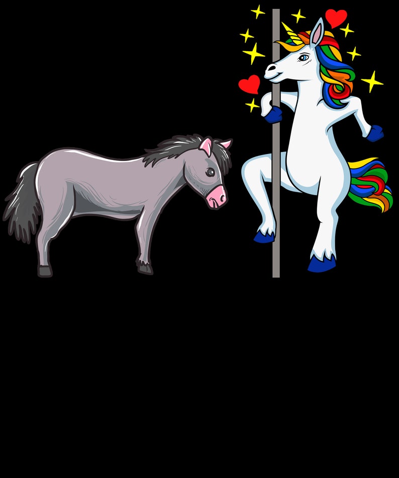 Unicorn pole dance SVG and PNG Funny Unicorn sublimation | Etsy