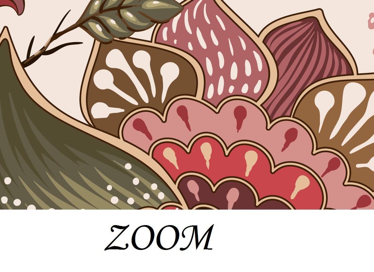 Vintage Flower Wallpaper Colorful Floral Self Adhesive Etsy UK