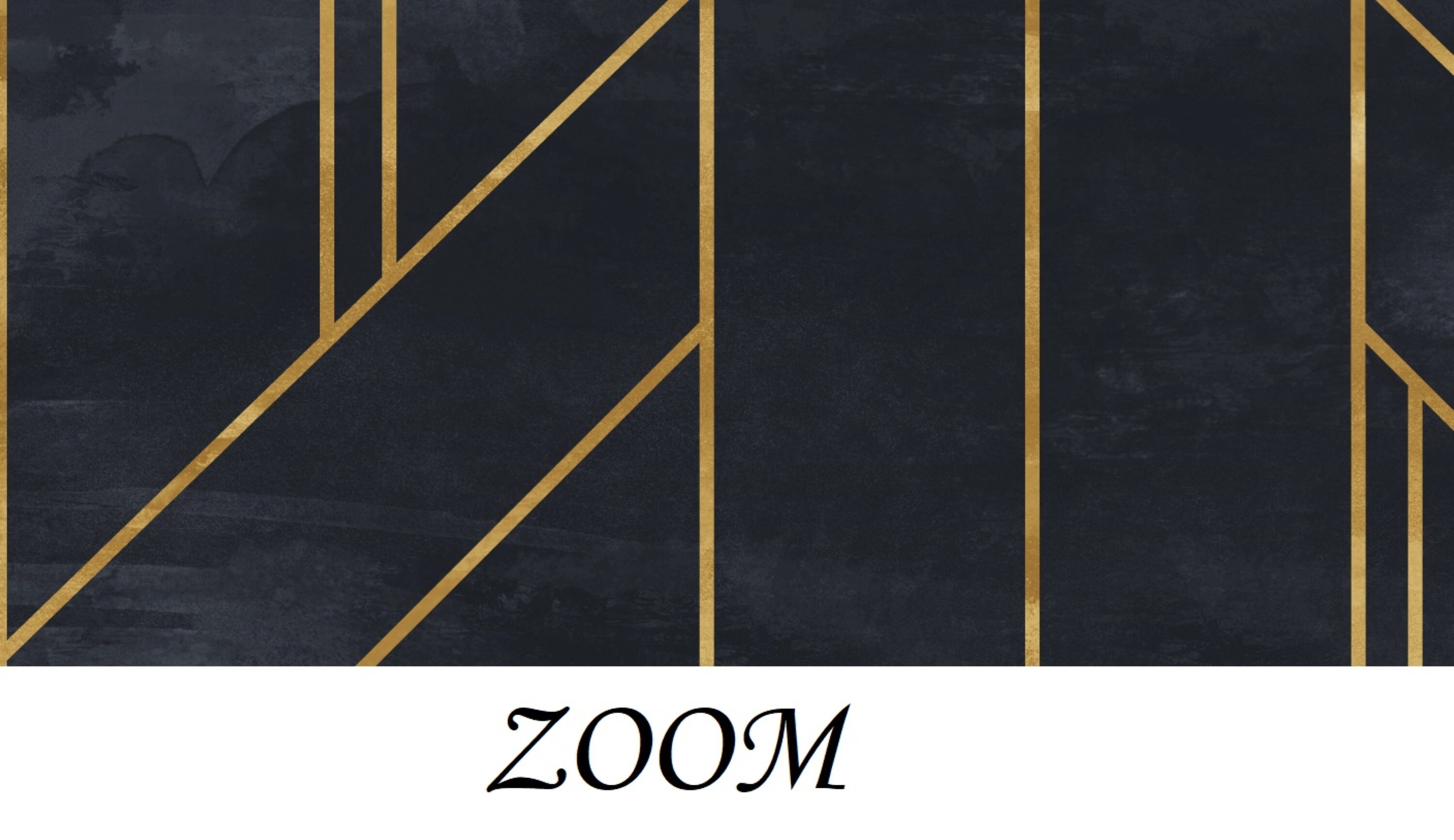 Dark Art Deco Wallpaper, Gold Lines Chevron Wallpaper, Navy Peel and