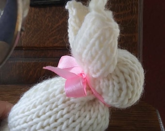 Knitted Lavender Bunny Sachet