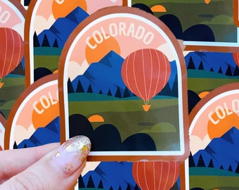Colorado State waterproof sticker|colorado sticker|states sticker