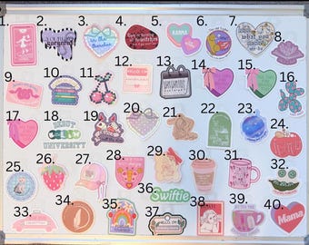 Sticker closeout|100+ designs to choose from|sticker sale|stickers|waterproof stickers|eras stickers