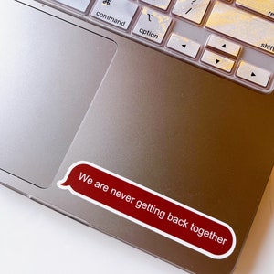 Texts from Tay-Pack of 1 or 3| text message sticker|waterproof sticker