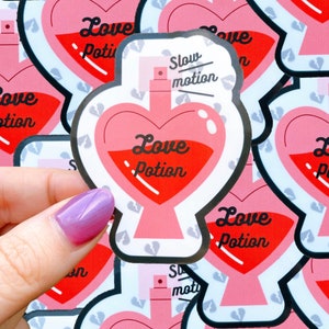 Slow motion, Love Potion waterproof sticker|waterproof sticker|pop culture