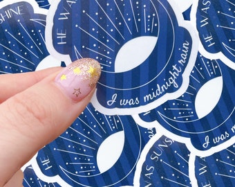 Midnight rain waterproof sticker|waterproof sticker|pop culture