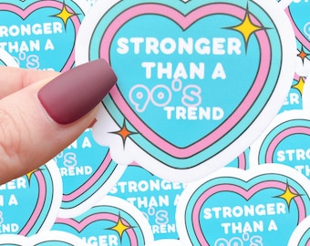 90s trend waterproof sticker |waterproof sticker|pop culture