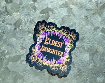 Eldest daughter waterproof sticker|lilac sticker|TS12