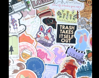 5 pack *mystery* pack of stickers|grab bag|sale stickers