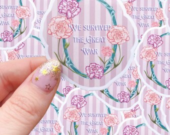 Great War waterproof sticker|waterproof sticker|pop culture