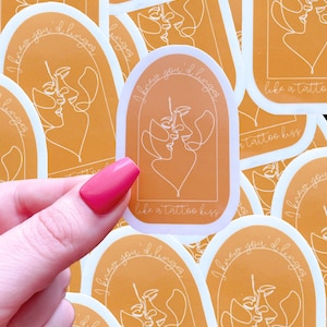 I knew you'd linger waterproof sticker|waterproof sticker|pop culture