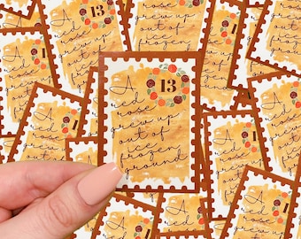 Red rose waterproof  sticker |waterproof sticker | pop culture