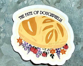 Fate of doughphelia waterproof sticker|TS12|bread pun sticker