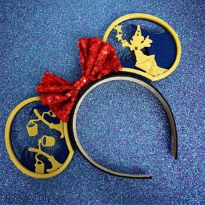 Sorcerer&#39;s Apprentice 3D-geprinte Mickey-oren (goud of zilver)