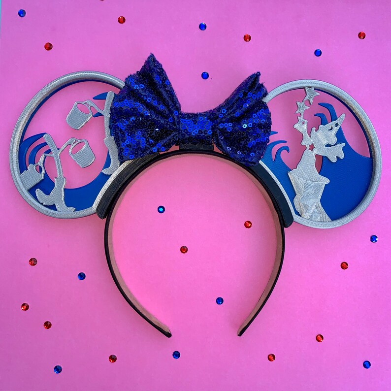 Sorcerer's Apprentice 3D Printed Mickey Ears gold or Etsy