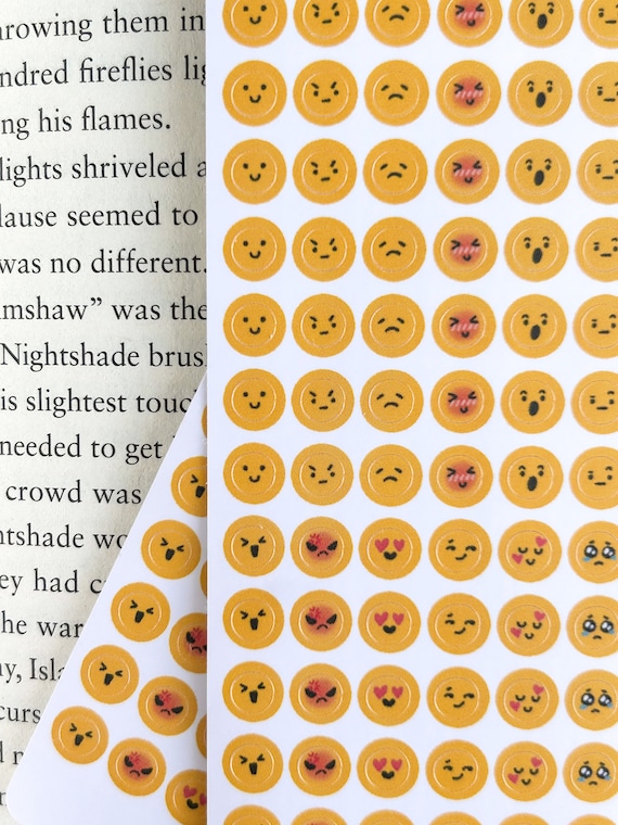 Emoji | Book Annotation Sticker Sheet