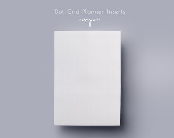Dot Grid Paper Planner Insert - Bullet journal, filler planner pages, journaling US Letter/A5 (PDF in .RAR)