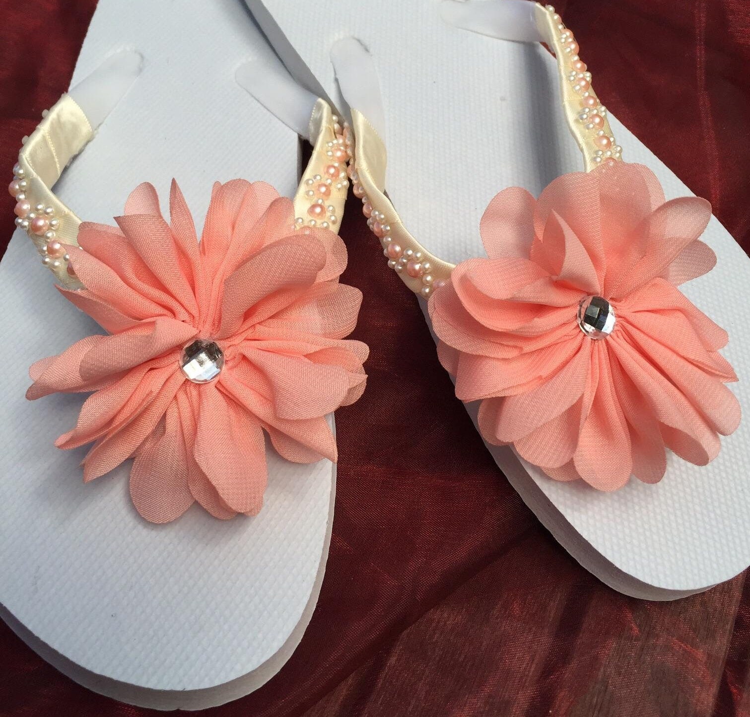 Flower flip flops outlet
