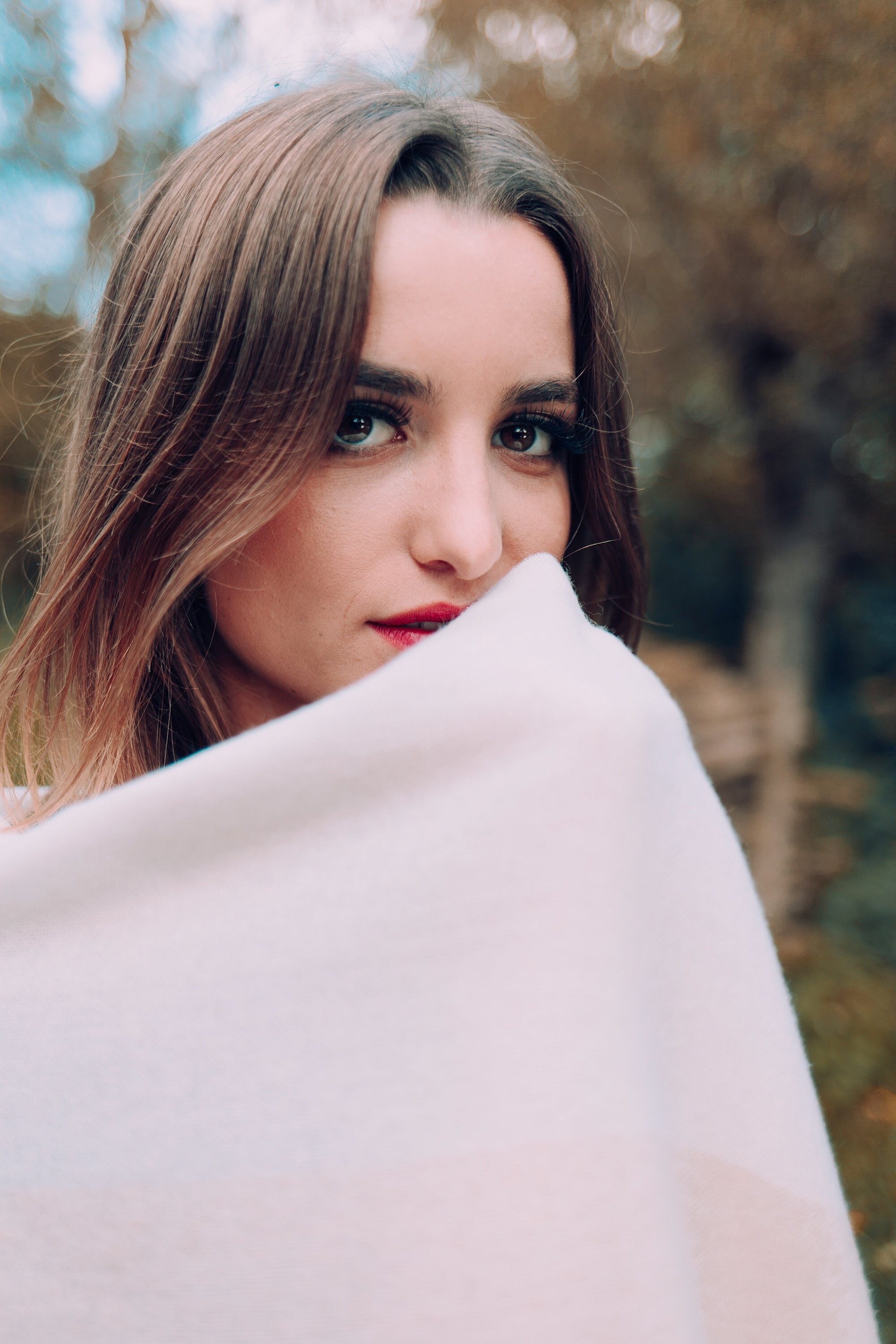 Undyed Mongolian Cashmere Shawl: Large Woven Scarf