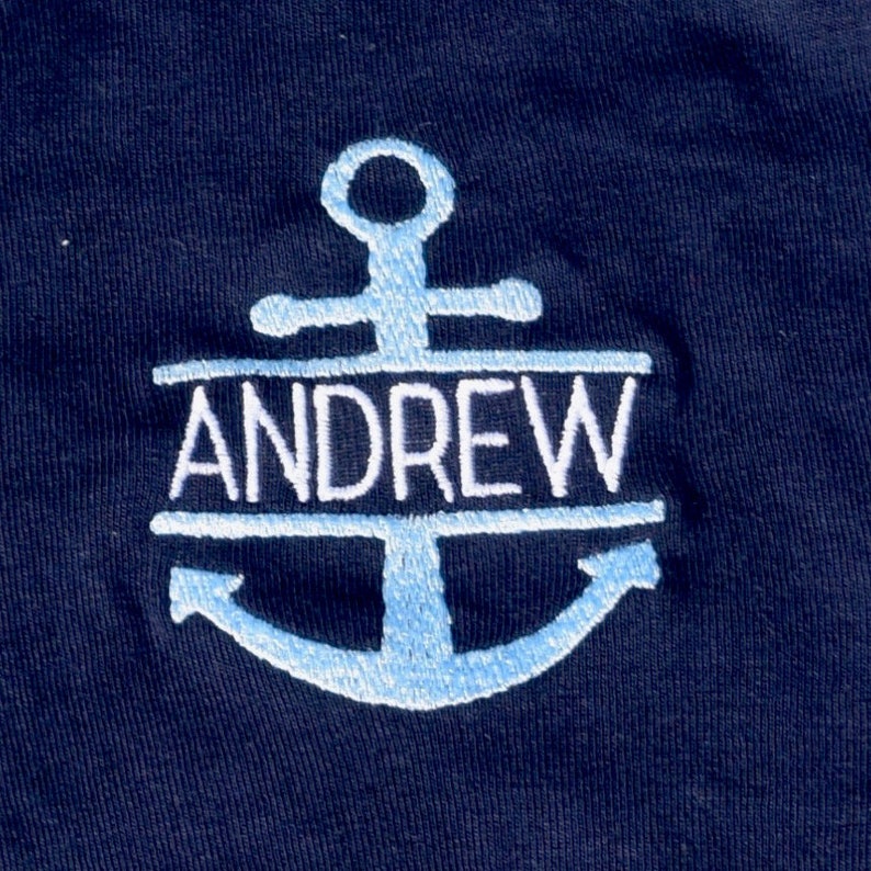 Baby boy personalized onesie baby gift nautical baby custom embroidered onesie