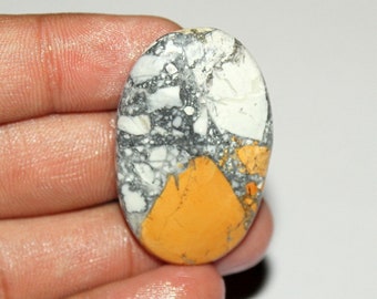 Landscape Jasper Cabochon 61.4 ct Scenic Jasper cabochon size 40mm by 28mm Designer Jasper Cabochon
