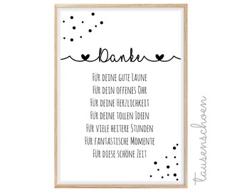 Abschied Kollegin Etsy