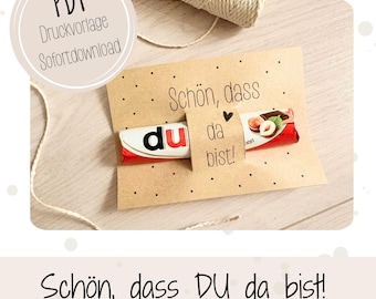 Duplo Printable Gift Favor Nice to have you here Welcome Wedding Communion Christening Wedding Birthday School DIY