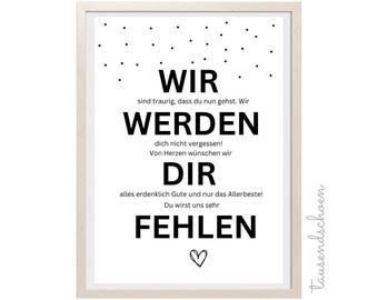 PDF - Cash gift, farewell gift for colleagues, thank you, goodbye, job change, retirement