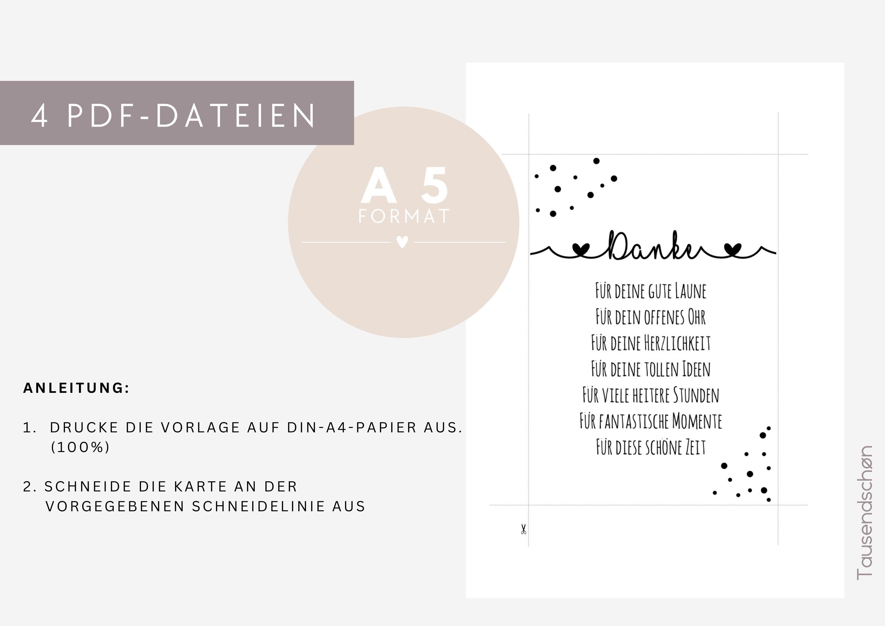 Biglietto D'addio Stampabile