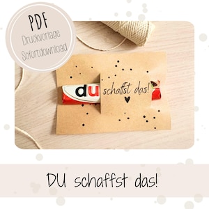 Duplo printable template You can do it! Encouragement gift Good luck Exam High school diploma School Apprenticeship Car Good luck Encouragement Student University