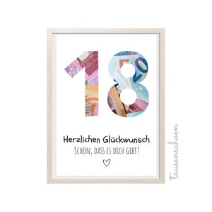PDF - Geld cadeau 18e verjaardag verjaardagscadeau cadeau-idee cadeau voor 18e verjaardag 18 foto