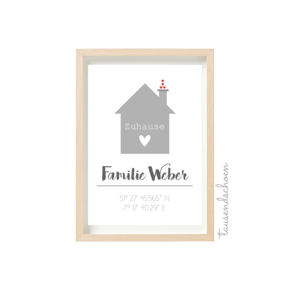 Home Haus Geschenk Zum Einzug Einweihungsfeier Geschenk Etsy