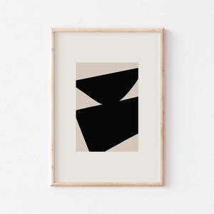 Geometric abstract wall art print/Mid century modern poster/Scandinavian art print/Extra large office wall decor/Gallery wall art printable.