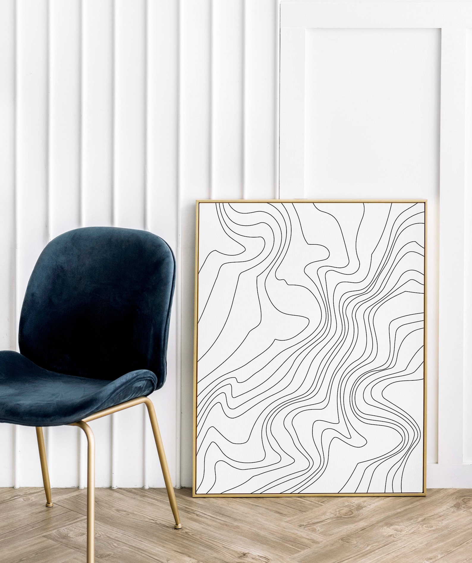 Minimalist Abstract Wall Art Print/modern Large Abstract Etsy