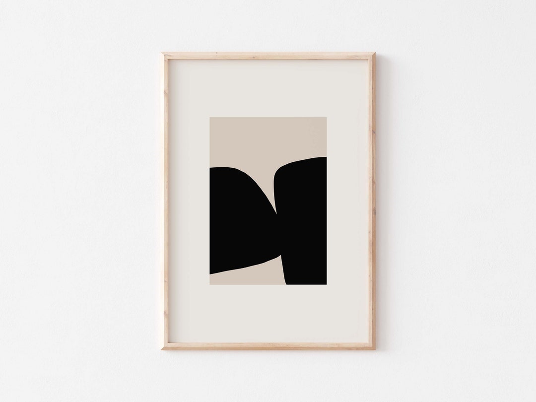 Geometric Abstract Wall Art Print/mid Century Modern Poster ...