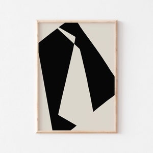 Geometric abstract wall art print/Mid century modern poster/Scandinavian art print/Extra large office wall decor/Gallery wall art printable.