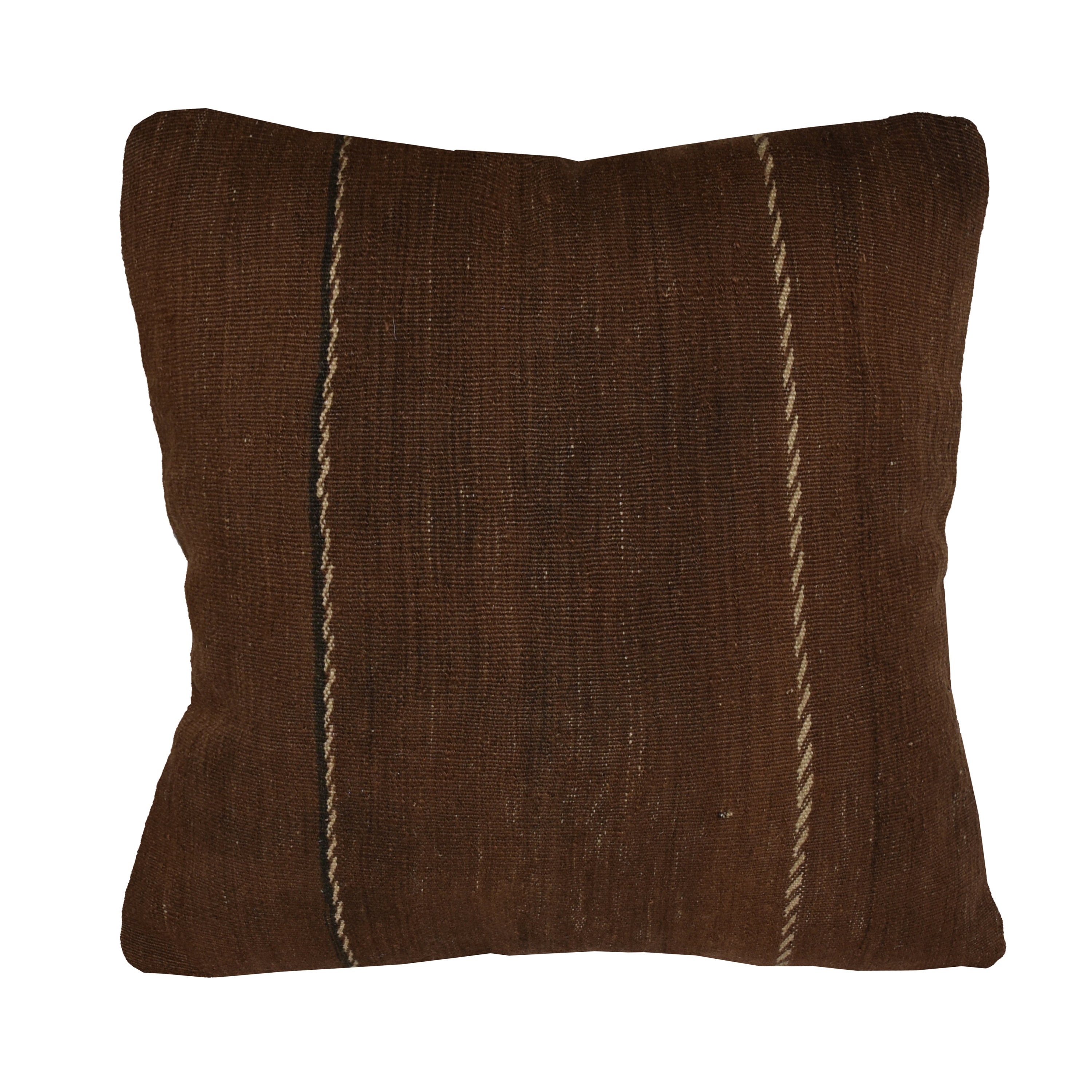 Couverture de Coussin Kilim Brun Antique L'anatolie