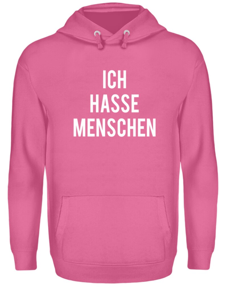 I hate people-unisex hooder